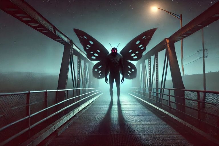 la leggenda del Mothman l'uomo falena