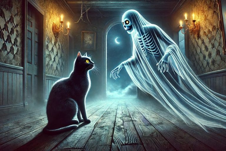 gatti che vedono fantasmi