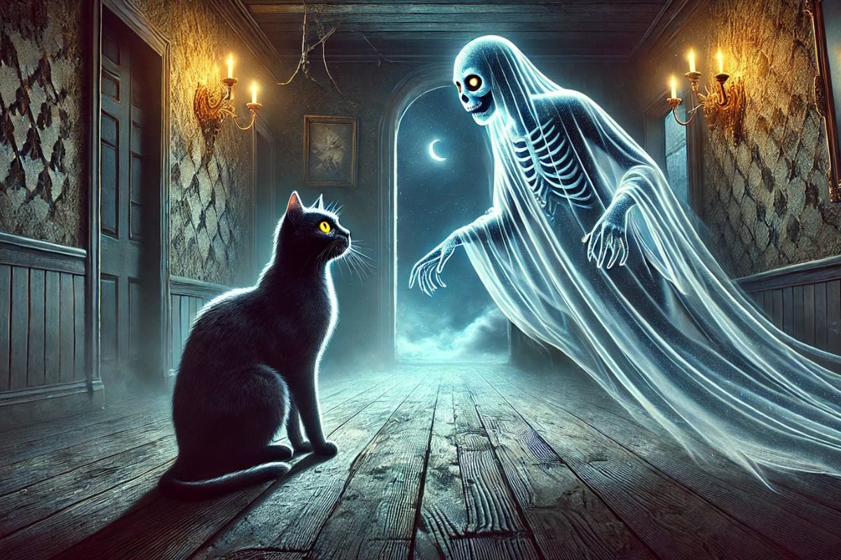 gatti che vedono fantasmi