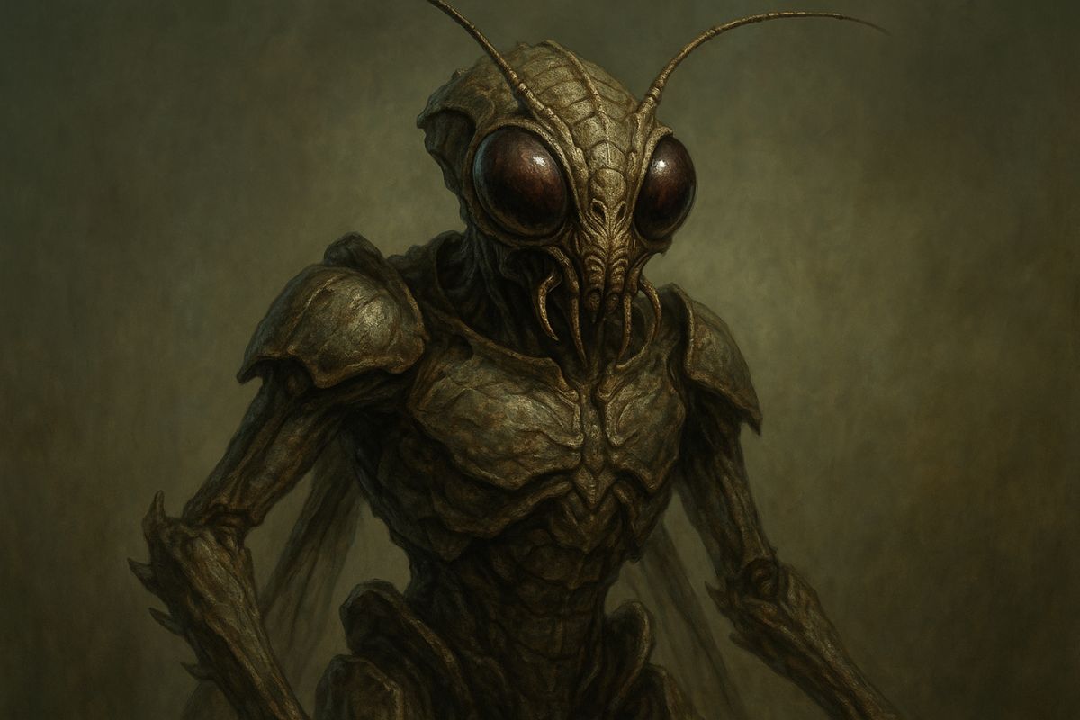 insettoidi alieni simili a insetti